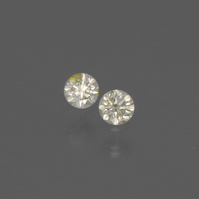  ct natürliche gelber Diamant-Edelsteine, Rundschliff, SI