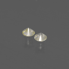  ct natürliche gelber Diamant-Edelsteine, Rundschliff, SI