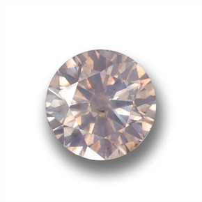 1,01 ctw natürlicher Gold Diamant, Rundschliff, VS-SI
