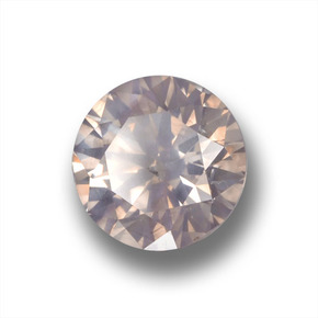 1,01 ctw natürlicher Gold Diamant, Rundschliff, VS-SI