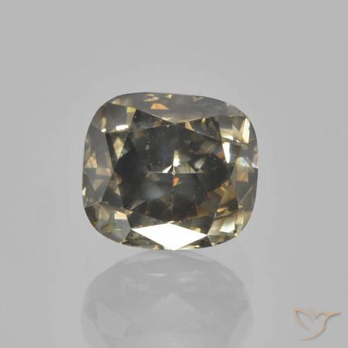 1.64ct Natürlicher Tiefer Cognac Diamant, Kissen, VS-SI