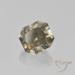 9,17 ctw natürlicher Warmes Braun Diamant, Oktagonschliff, VS-SI