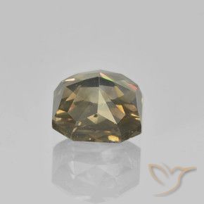 9,17 ctw natürlicher Warmes Braun Diamant, Oktagonschliff, VS-SI