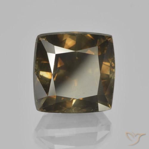 5.00ct Natürlicher Tiefer Cognac Diamant, Kissen, VS