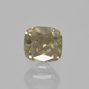 1,01 ctw natürlicher brauner Diamant, Kissenschliff, VS-SI