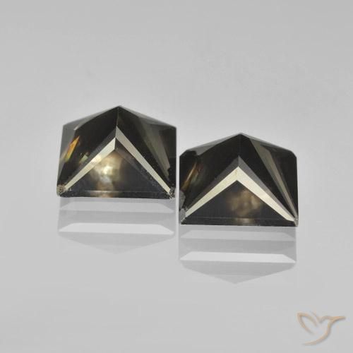 4.62 ct natürliche Cognac Diamant-Edelsteine, Quadrat, VS-SI