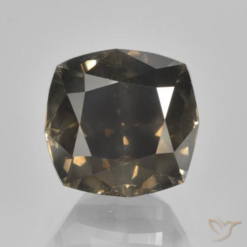 3.02ct Natürlicher Tiefer Cognac Diamant, Kissen, VS-SI