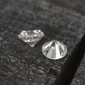  ct natürliche Weiß Diamant-Edelsteine, Rund Schliff, VS