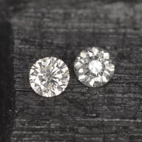 0,05 ct natürliche weißer Diamant-Edelsteine, Rundschliff, VS