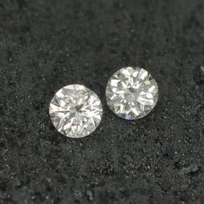  ct natürliche weißer Diamant-Edelsteine, Rundschliff, VS