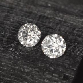  ct natürliche weißer Diamant-Edelsteine, Rundschliff, VS