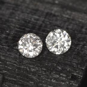  ct natürliche weißer Diamant-Edelsteine, Rundschliff, VS