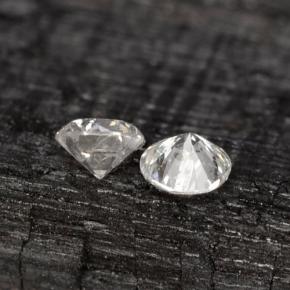  ct natürliche weißer Diamant-Edelsteine, Rundschliff, VS