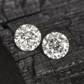  ct natürliche weißer Diamant-Edelsteine, Rundschliff, VS