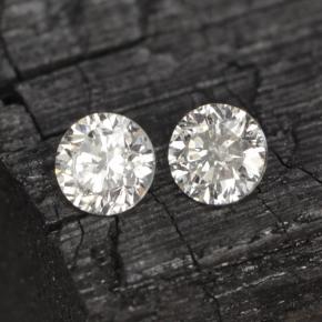  ct natürliche weißer Diamant-Edelsteine, Rundschliff, VS