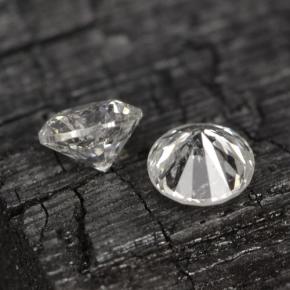  ct natürliche weißer Diamant-Edelsteine, Rundschliff, VS