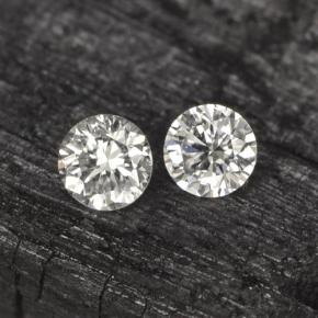  ct natürliche Weiß Diamant-Edelsteine, Rund Schliff, VS