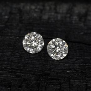  ct natürliche weißer Diamant-Edelsteine, Rundschliff, VS