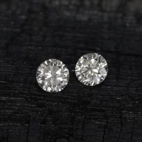  ct natürliche weißer Diamant-Edelsteine, Rundschliff, VS