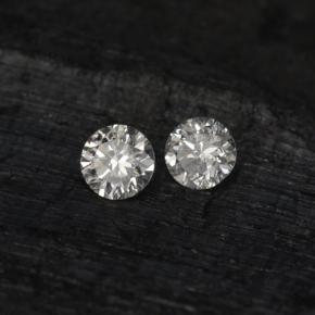 0,05 ct natürliche weißer Diamant-Edelsteine, Rundschliff, VS
