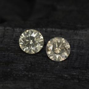 0,23 ct natürliche gelber Diamant-Edelsteine, Rundschliff, VS-SI