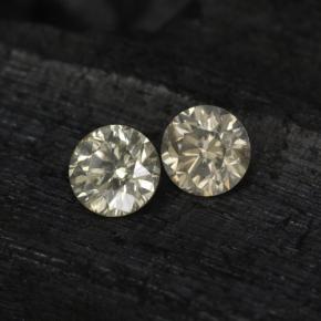 0,23 ct natürliche gelber Diamant-Edelsteine, Rundschliff, VS-SI