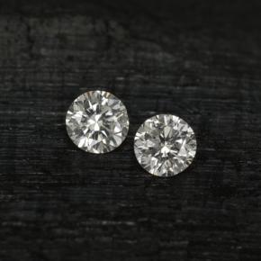  ct natürliche Weiß Diamant-Edelsteine, Rund Schliff, VS