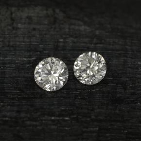  ct natürliche Weiß Diamant-Edelsteine, Rund Schliff, VS