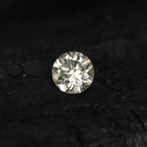0,08 ctw natürlicher colorless Diamant, Rundschliff, VS-SI