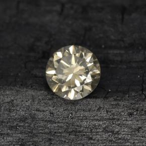 0,20 ctw natürlicher gelber Diamant, Rundschliff, VS-SI