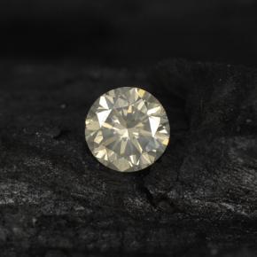 0,13 ctw natürlicher colorless Diamant, Rundschliff, VS-SI