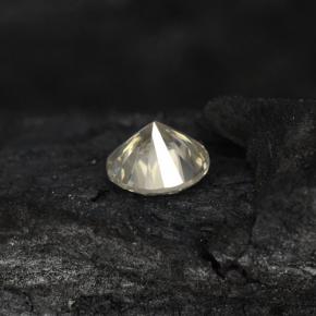 0,13 ctw natürlicher colorless Diamant, Rundschliff, VS-SI