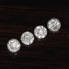  ct natürliche weißer Diamant-Edelsteine, Rundschliff, VS-SI