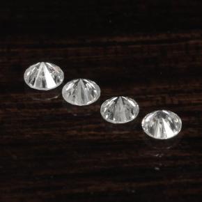  ct natürliche weißer Diamant-Edelsteine, Rundschliff, VS-SI