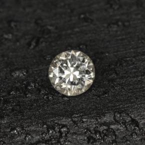 0,04 ctw natürlicher gelber Diamant, Rundschliff, VS-SI