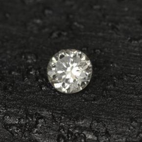 0,04 ctw natürlicher gelber Diamant, Rundschliff, VS-SI
