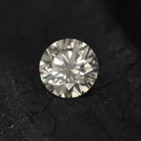 0,20 ctw natürlicher gelber Diamant, Rundschliff, VS-SI