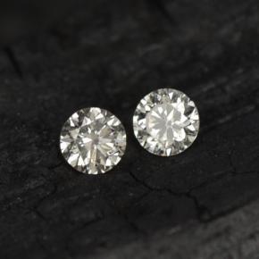  ct natürliche weißer Diamant-Edelsteine, Rundschliff, VS-SI