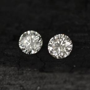  ct natürliche Weiß Diamant-Edelsteine, Rund Schliff, VS-SI