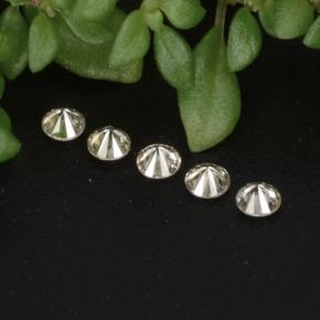 0.09 ct natürliche hellgelb Diamant-Edelsteine, Rund Schliff, VS-SI