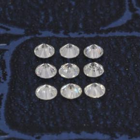 0.10 ct natürliche Weiß Diamant-Edelsteine, Rund Schliff, VS-SI