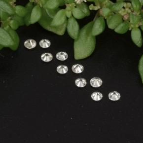  ct natürliche weißer Diamant-Edelsteine, Rundschliff, VS-SI
