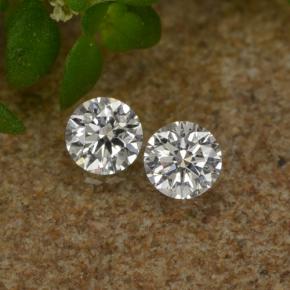 0,07 ct natürliche weißer Diamant-Edelsteine, Rundschliff, VS-SI