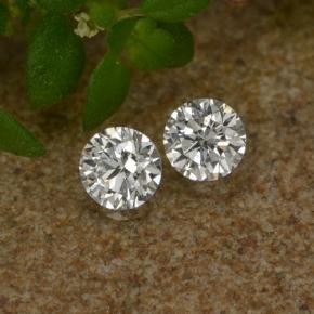 0,07 ct natürliche weißer Diamant-Edelsteine, Rundschliff, VS-SI