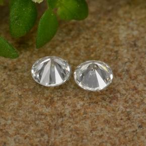 0,07 ct natürliche weißer Diamant-Edelsteine, Rundschliff, VS-SI