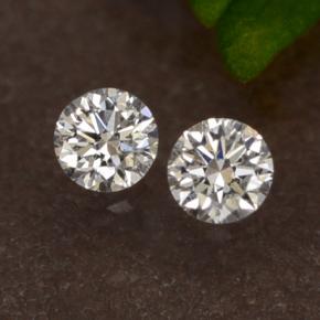 0,07 ct natürliche weißer Diamant-Edelsteine, Rundschliff, VS-SI