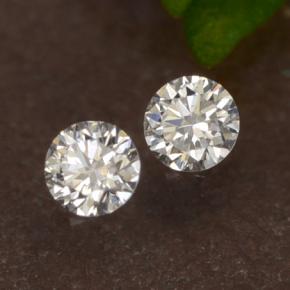 0,07 ct natürliche weißer Diamant-Edelsteine, Rundschliff, VS-SI