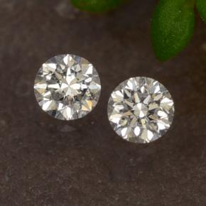 0,06 ct natürliche weißer Diamant-Edelsteine, Rundschliff, VS-SI