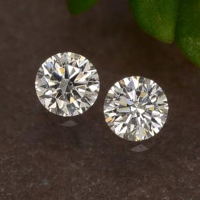 0,06 ct natürliche weißer Diamant-Edelsteine, Rundschliff, VS-SI