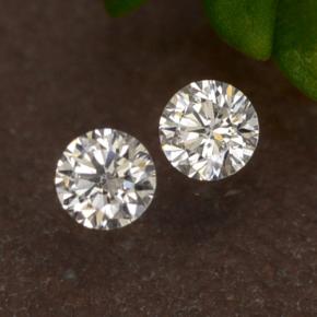 0,06 ct natürliche weißer Diamant-Edelsteine, Rundschliff, VS-SI